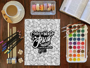 Jesus' Words in Living Color: An Exquisite Coloring Book for Devoted Scripture Enthusiasts 