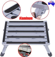 Aluminium Portable Folding Step Stool Caravan Accessories Ladder Camper Trailer