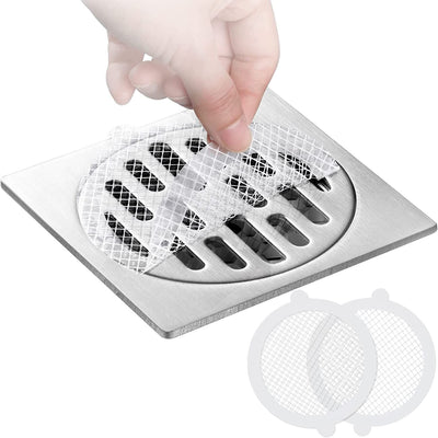 "Ultimate Hair Trap: 30 Pack Disposable Shower Drain Hair Catcher Mesh Stickers"