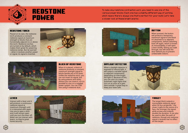 Minecraft Redstone Handbook: The Latest Updated & Revised Essential 2022 Guide Book for the Best Selling Video Game of All Time
