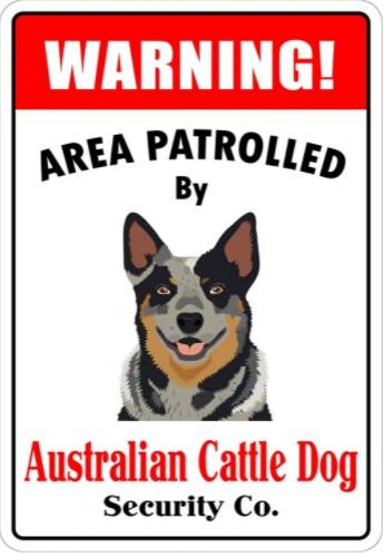 AUSTRALIAN CATTLE DOG Retro/ Vintage Tin Metal Sign Man Cave, Wall Home Decor, Shed-Garage, and Bar