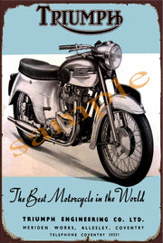 BEST IN THE WORLD Retro/ Vintage Wall Home Décor, Shed-Garage and Bar Tin Metal Sign