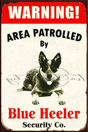 BLUE HEELER Retro/ Vintage Tin Metal Sign, Wall Art Home Décor, Shed-Garage, and Bar