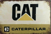 CAT Garage Rustic Look Vintage Tin Signs Man Cave Shed and Bar SIGN