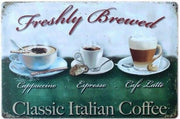 COFFEE Retro Vintage Metal Tin Sign Rustic Look MAN CAVE AU SELLER
