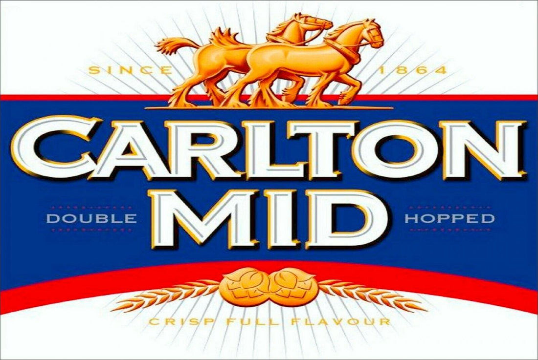 Carlton mid CUB beer brand new tin metal sign MAN CAVE - Tin Sign Factory Australia