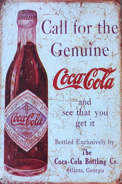 Coke Cola Rustic Vintage metal Tin Signs Garage, Man Cave, Shed, Bar and Home dec