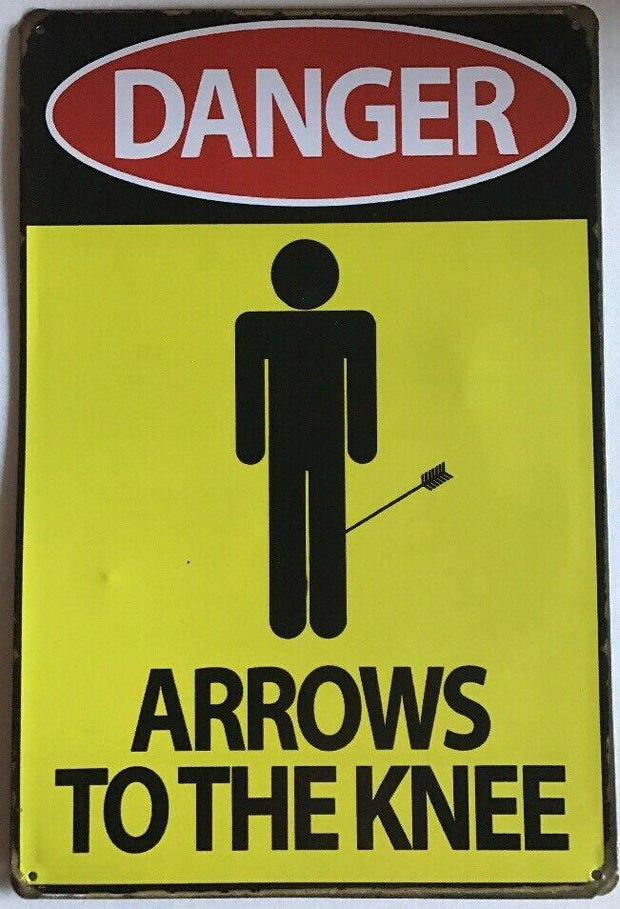 DANGER Garage Rustic Retro Vintage Metal Tin Sign Man Cave, Shed and Bar AU