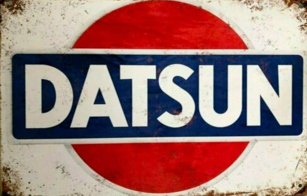Datsun Nissan tin metal sign MAN CAVE brand new free post