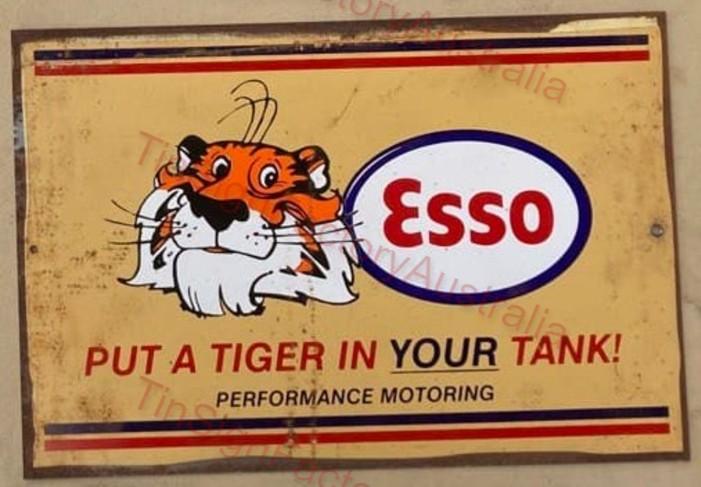 TIGER IN YOUR TANK 20x30 CM Sign | Screen Printed By AUSTRALIAN COMPANY