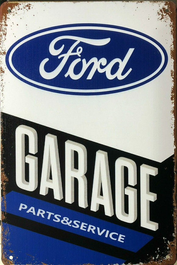 FORD Garage Rustic Look Vintage Tin Signs Man Cave, Shed Bar Sign