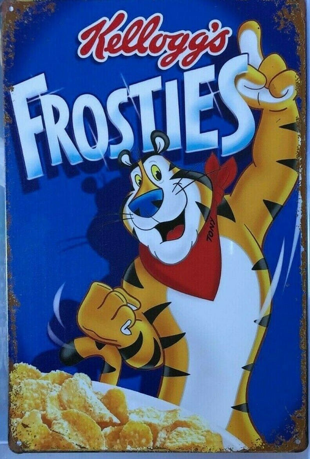 FROSTIES Garage Rustic Look Vintage Tin Signs Man Cave, Shed and Bar SIGN