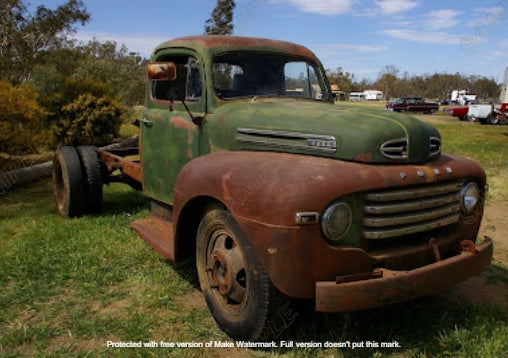 FORD UNRESTORED Retro/ Vintage Tin Metal Sign Man Cave, Wall Home Décor, Shed-Garage, and Bar