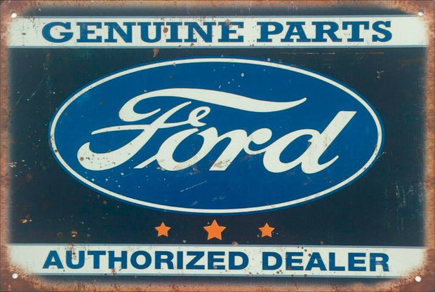 Ford Genuine Parts windsor cleveland v8 Rustic Look Tin Metal Sign Man Cave Quality Handmade