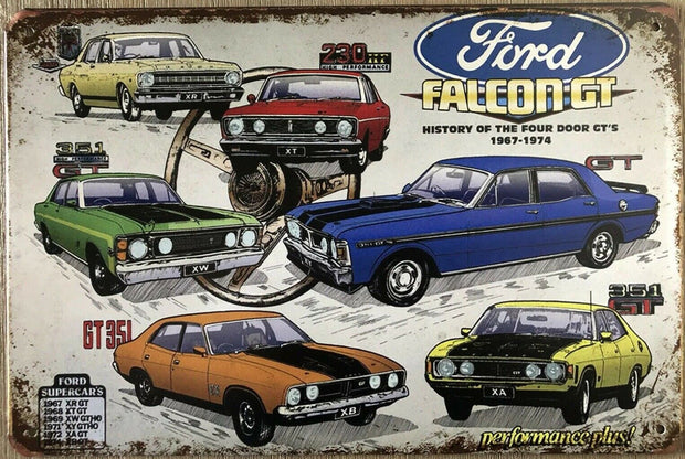 Ford Truck Tractors Rustic Garage Rustic Metal Tin Signs Man Cave, Shed Bar Sign