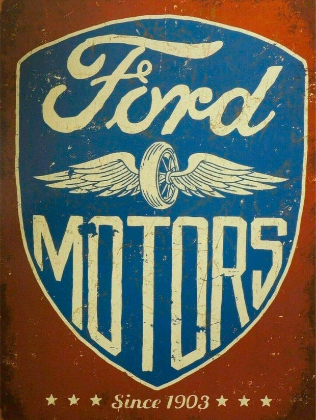 Ford motors since 1903 windsor cleveland v8 tin metal sign brand new 40x30cm
