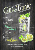 GIN & TONIC DRINK Tin Metal Sign Man Cave, Shed-Garage & Bar Sign