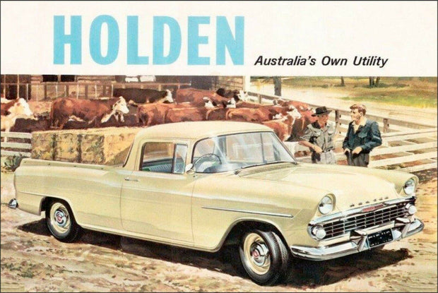 GMH Holden EK Ute tin metal sign MAN CAVE brand new