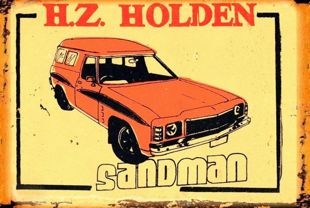 GMH Holden HZ Sandman Panel van tin metal sign MAN CAVE brand new