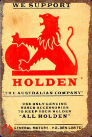 GMH holden The Australian company tin metal sign brand new