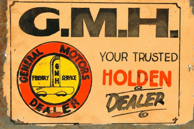 GMH holden sales service tin metal sign brand new