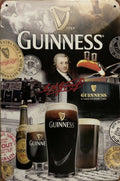 GUINNESS Beer Rustic Vintage Garage Metal Tin Signs Man Cave, Shed and Bar Sign - Tin Sign Factory Australia