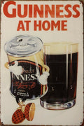 GUINNESS Beer Rustic Vintage Garage Metal Tin Signs Man Cave, Shed and Bar Sign - Tin Sign Factory Australia