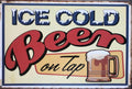 BEER GARAGE Rustic Look Vintage Metal Tin Signs Man Cave, Shed and Bar Sign - Tin Sign Factory Australia