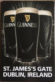 GUINNESS Beer Rustic Vintage Garage Metal Tin Signs Man Cave, Shed and Bar Sign