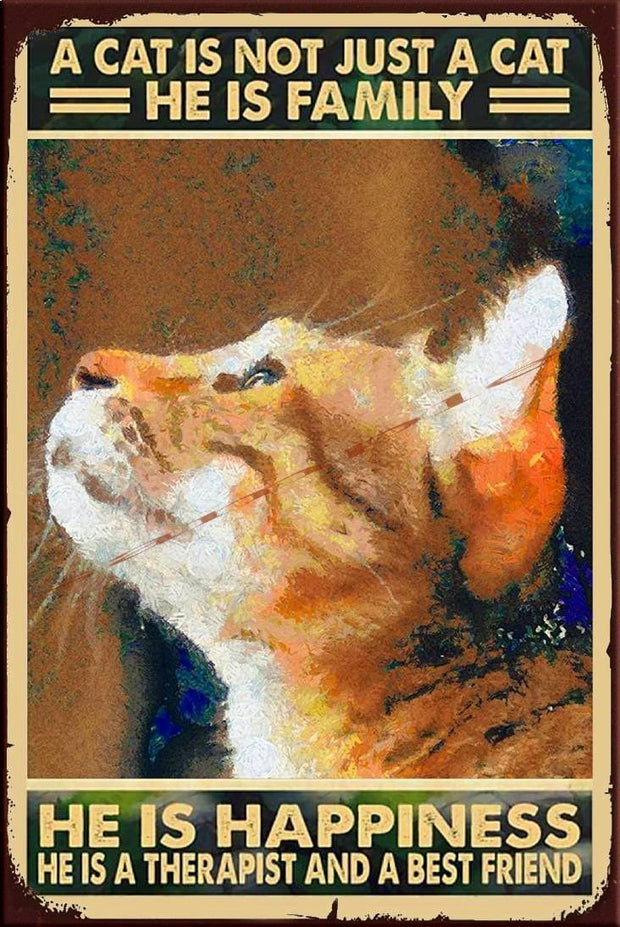 HE IS A THERAPIST Retro/ Vintage Home Décor, Shed-Garage and Bar Tin Metal Sign