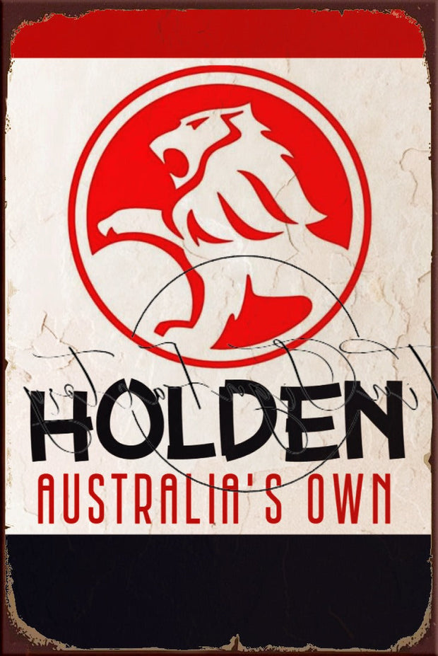 HOLDEN AUSTRALIA Retro/ Vintage Tin Metal Sign Man Cave, Wall Home Décor, Shed-Garage, and Bar