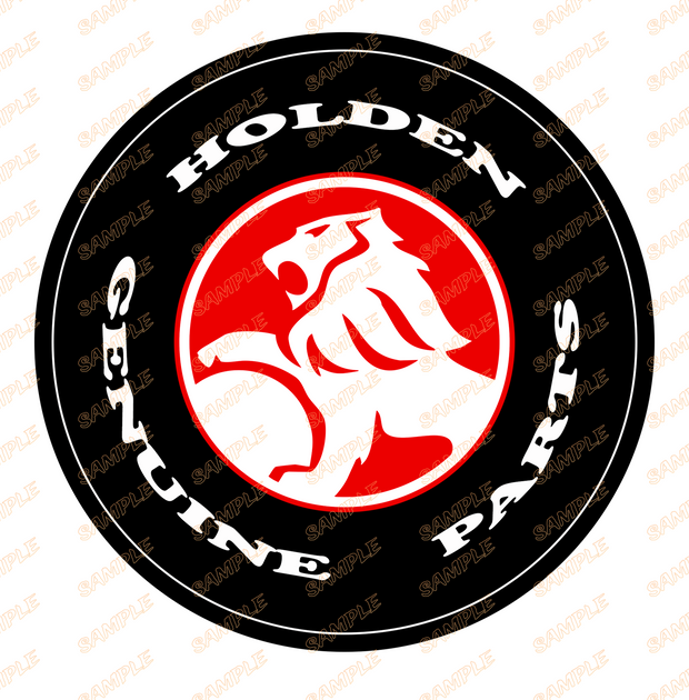 HOLDEN G-PARTS BLACK Retro/ Vintage Round Metal Sign Man Cave, Wall Home Décor, Shed-Garage, and Bar