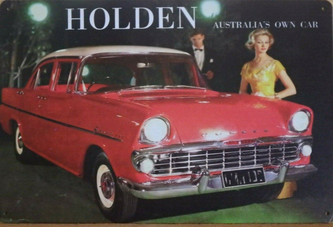 HOLDEN AUSTRALIAS OWN CAR Metal Tin Sign Vintage Retro Shed Garage Bar Man Cave - Tin Sign Factory Australia