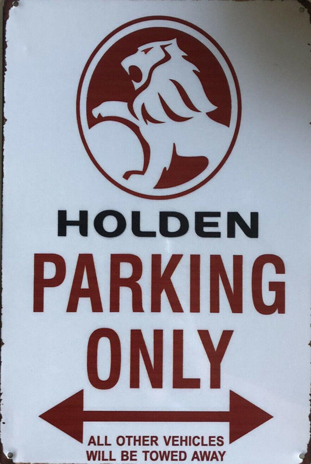 HOLDEN Garage Rustic Look Vintage Tin Signs Man Cave, Shed and Bar Sign