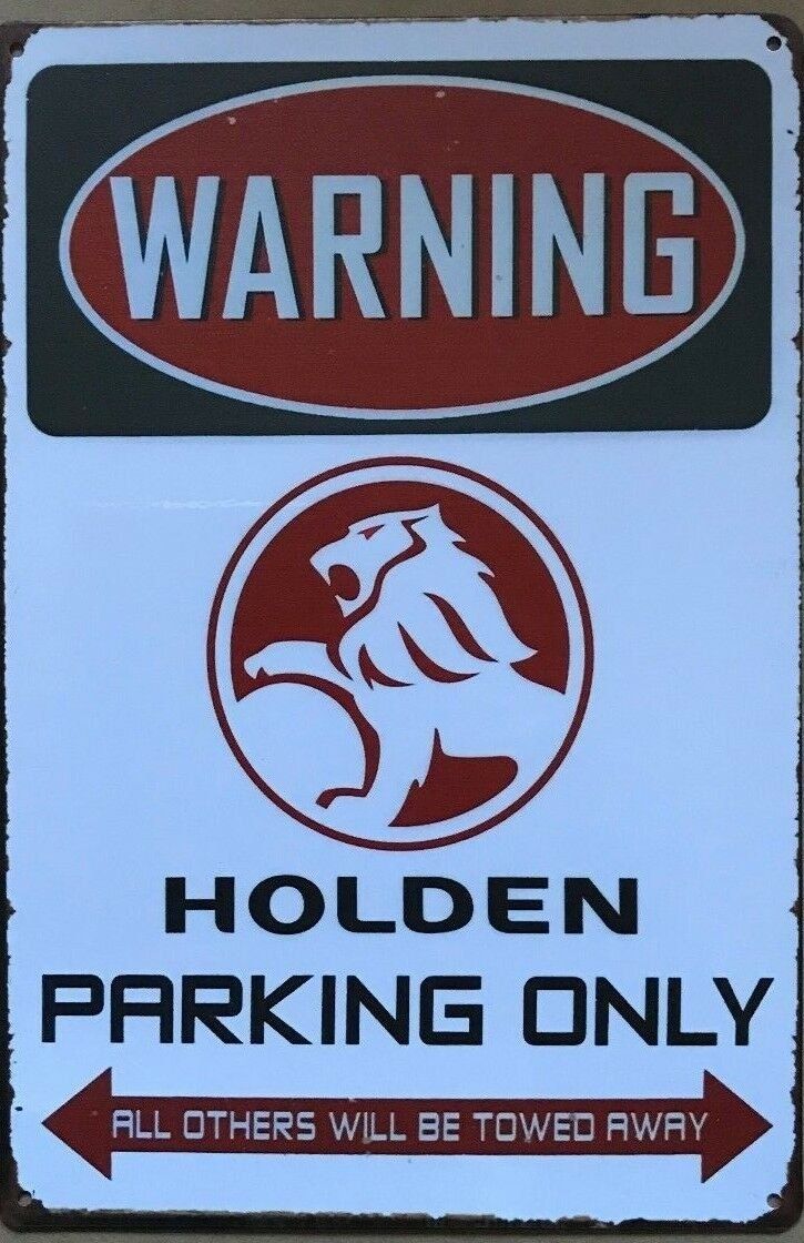 HOLDEN Rustic Look Vintage Tin Metal Sign Man Cave, Shed-Garage and Bar Sign - Tin Sign Factory Australia