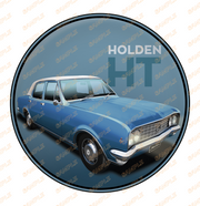 HOLDEN HT Retro/ Vintage Round Metal Sign Man Cave, Wall Home Décor, Shed-Garage, and Bar