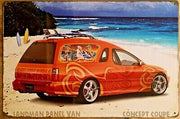 SMS2 SANDMAN PANEL VAN Metal Sign New 30 cm H X 20 cm W