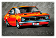 Holden GTS Monaro HT Coupe Norm Beechey tin metal sign MAN CAVE brand new
