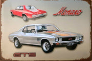 Holden GTS Monaro HT Coupe Norm Beechey tin metal sign MAN CAVE brand new