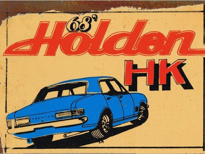 Holden HK  metal sign 20 x 30 cm free postage - TinSignFactoryAustralia