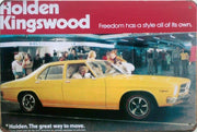 Holden gmh Kingswood HQ brand new. tin metal sign MAN CAVE