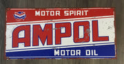Ampol  Motor Oil Metal  Sublimated  All Quality  Reproduction - TinSignFactoryAustralia