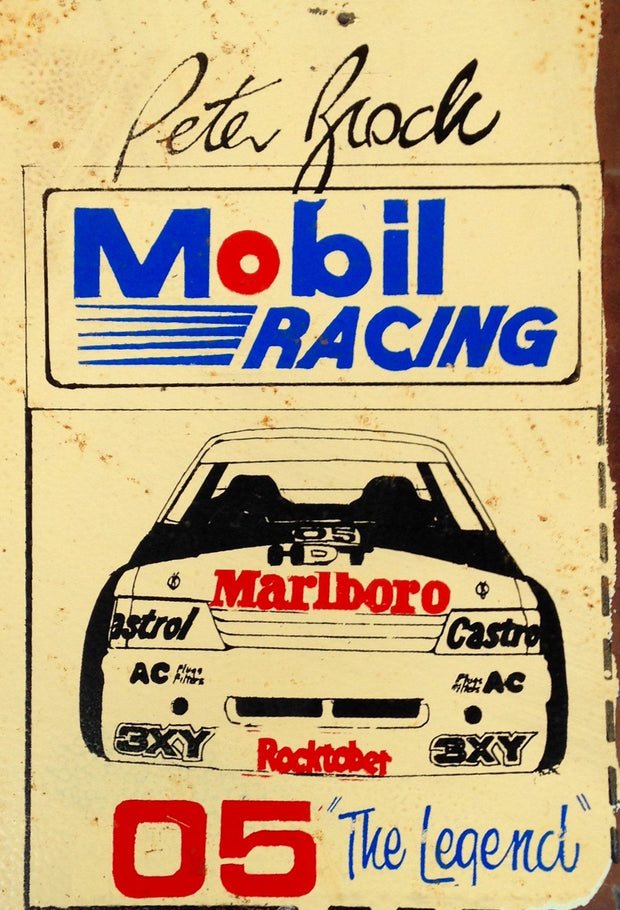Mobil Racing 05 metal sign 20 x 30 cm free postage - TinSignFactoryAustralia