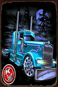 KW TRUCK Rustic Look Vintage Shed-Garage and Bar Man Cave Tin Metal Sign