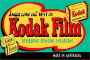 Kodak film new tin metal sign MAN CAVE kitchen
