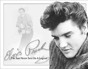 ELVIS PRESLEY SUN NEVER SETS Retro Decor Tin Metal Signs