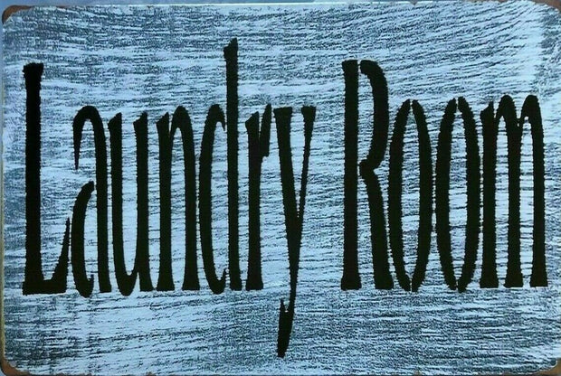 Laundry Room Rustic new tin metal sign MAN CAVE