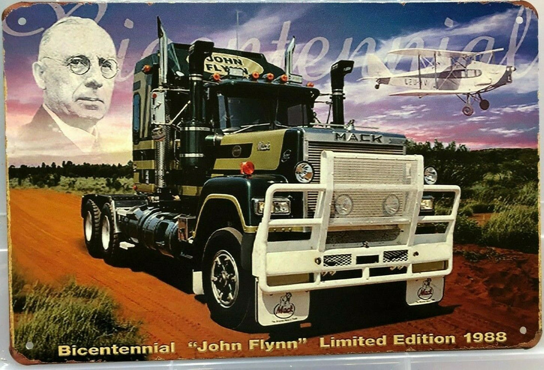 MACK TRUCK Rustic Look Vintage Tin Metal Sign Man Cave, Shed-Garage and Bar - Tin Sign Factory Australia
