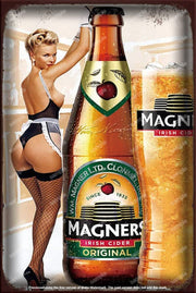 MAGNERS ORIGINAL Retro/ Vintage Tin Metal Sign Man Cave, Wall Home Décor, Shed-Garage, and Bar