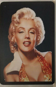 MARILYN Tin Metal Sign Rustic Look .. MAN CAVE . brand new. AU SELLER